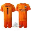 Officiële Voetbalshirt + Korte Broek Doelman Paris Saint-Germain Keylor Navas 1 Uit 2022-23 - Kids